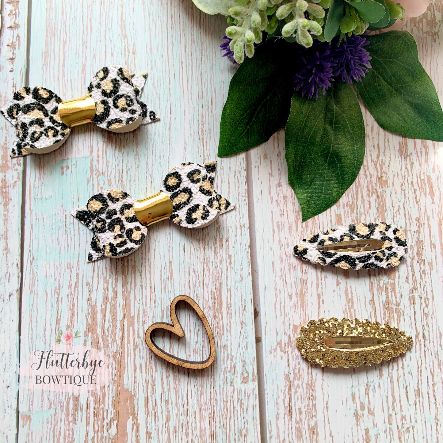 Wild Child Animal Print Glitter Set