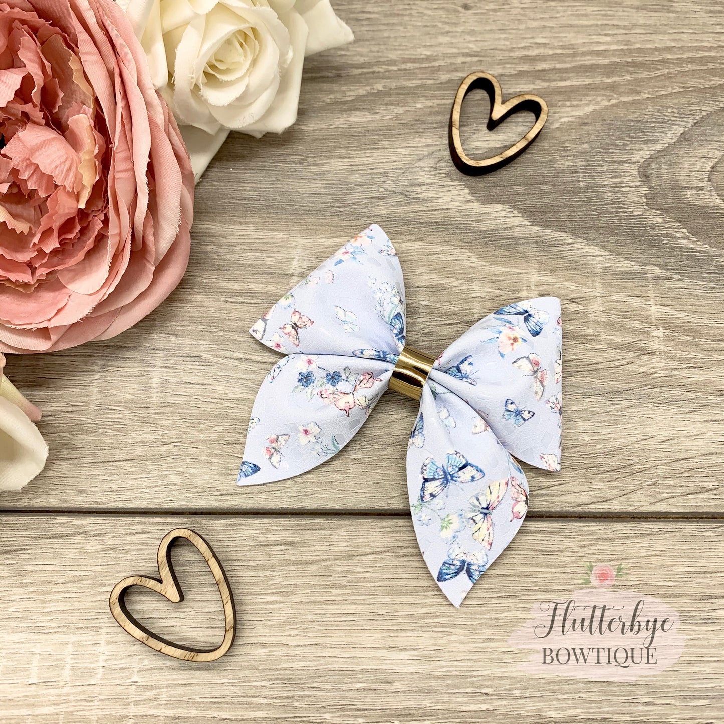 Pretty Butterfly Party Pinch Hair Bow