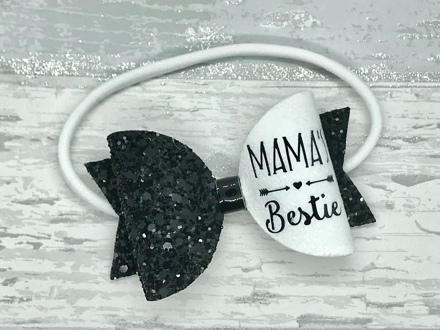 Mamas Bestie Hair Bow - Flutterbye Bowtique