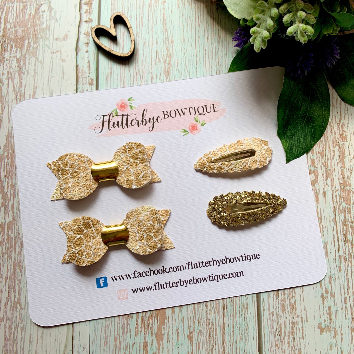 Wild Child Animal Print Glitter Set