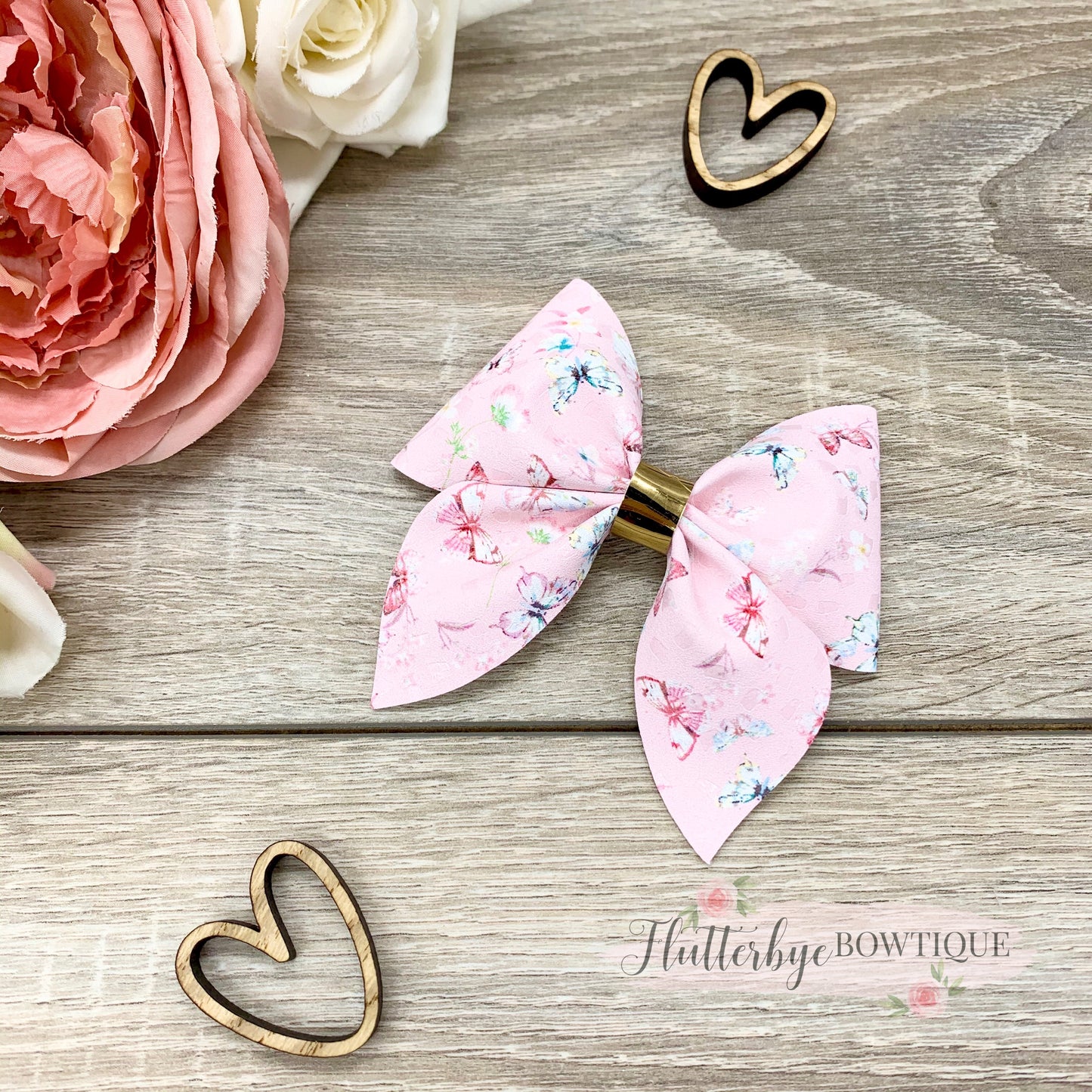 Pretty Butterfly Party Pinch Hair Bow
