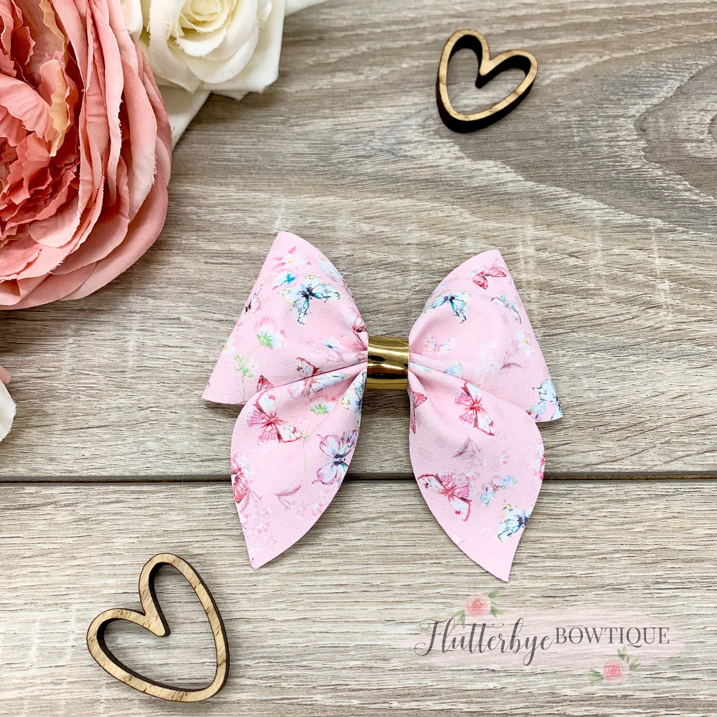 Pretty Butterfly Party Pinch Hair Bow