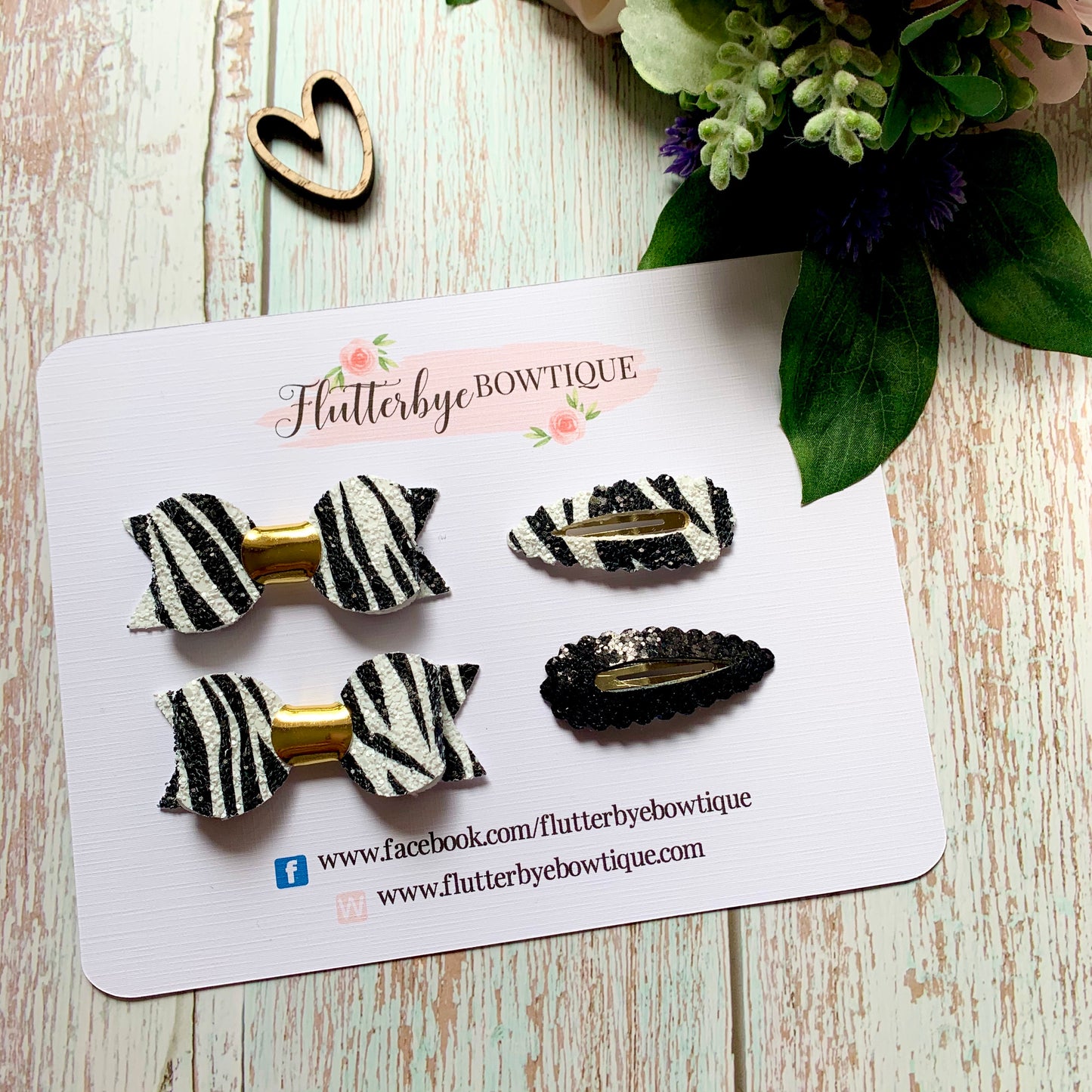 Wild Child Animal Print Glitter Set