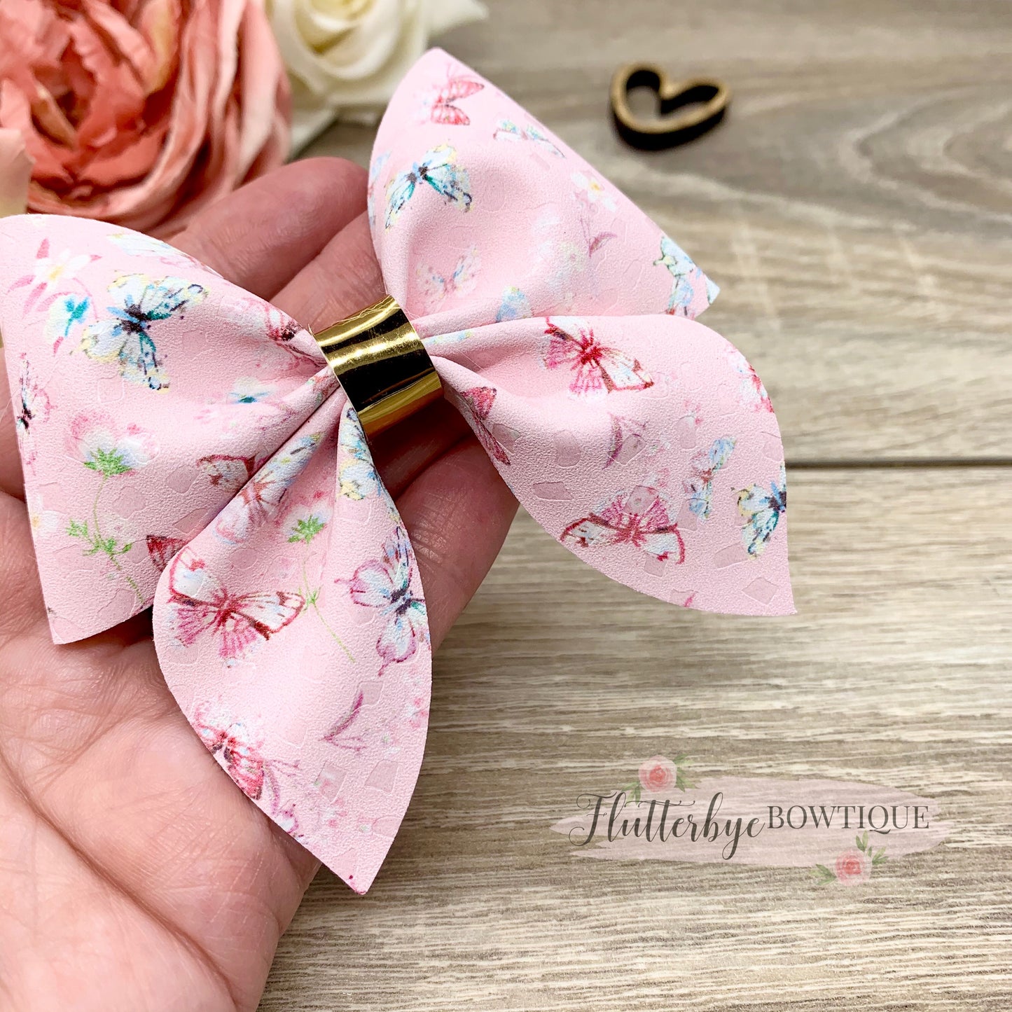 Pretty Butterfly Party Pinch Hair Bow