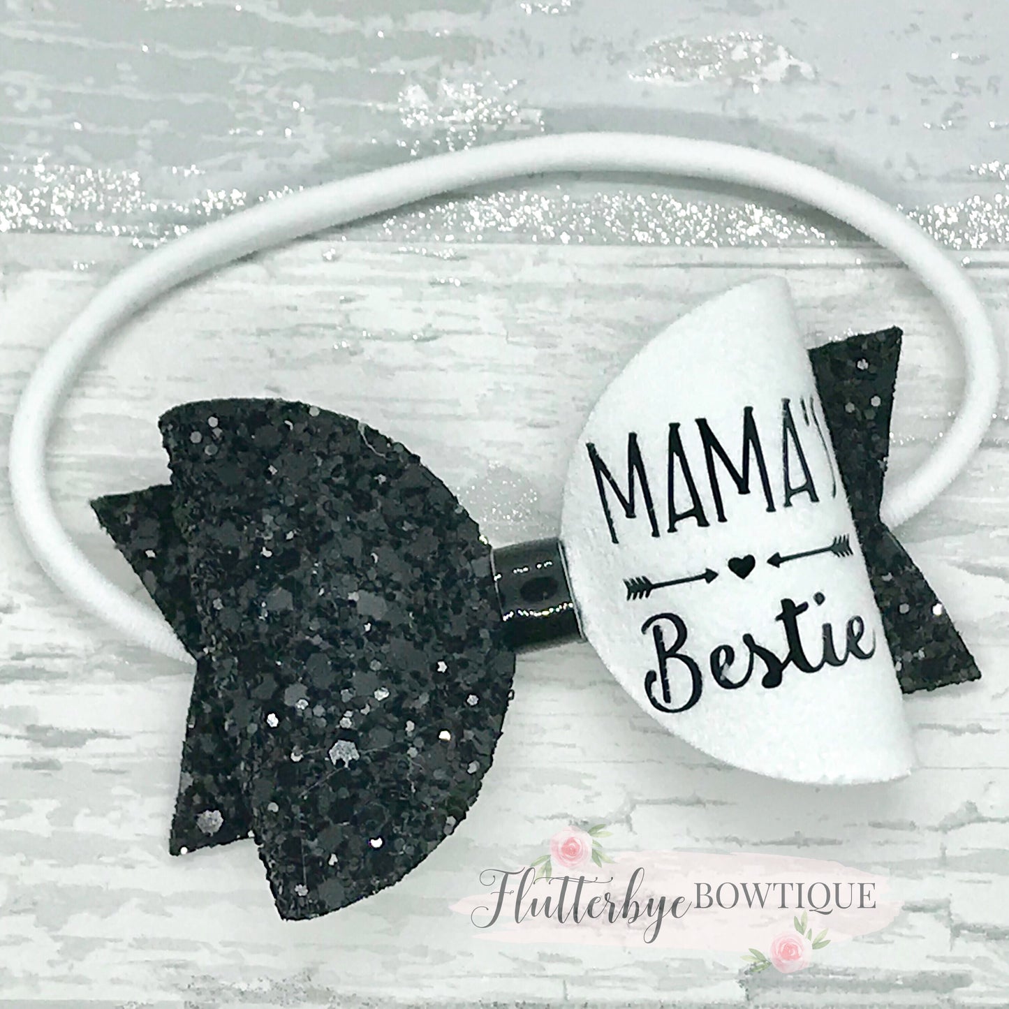 Mamas Bestie Hair Bow - Flutterbye Bowtique