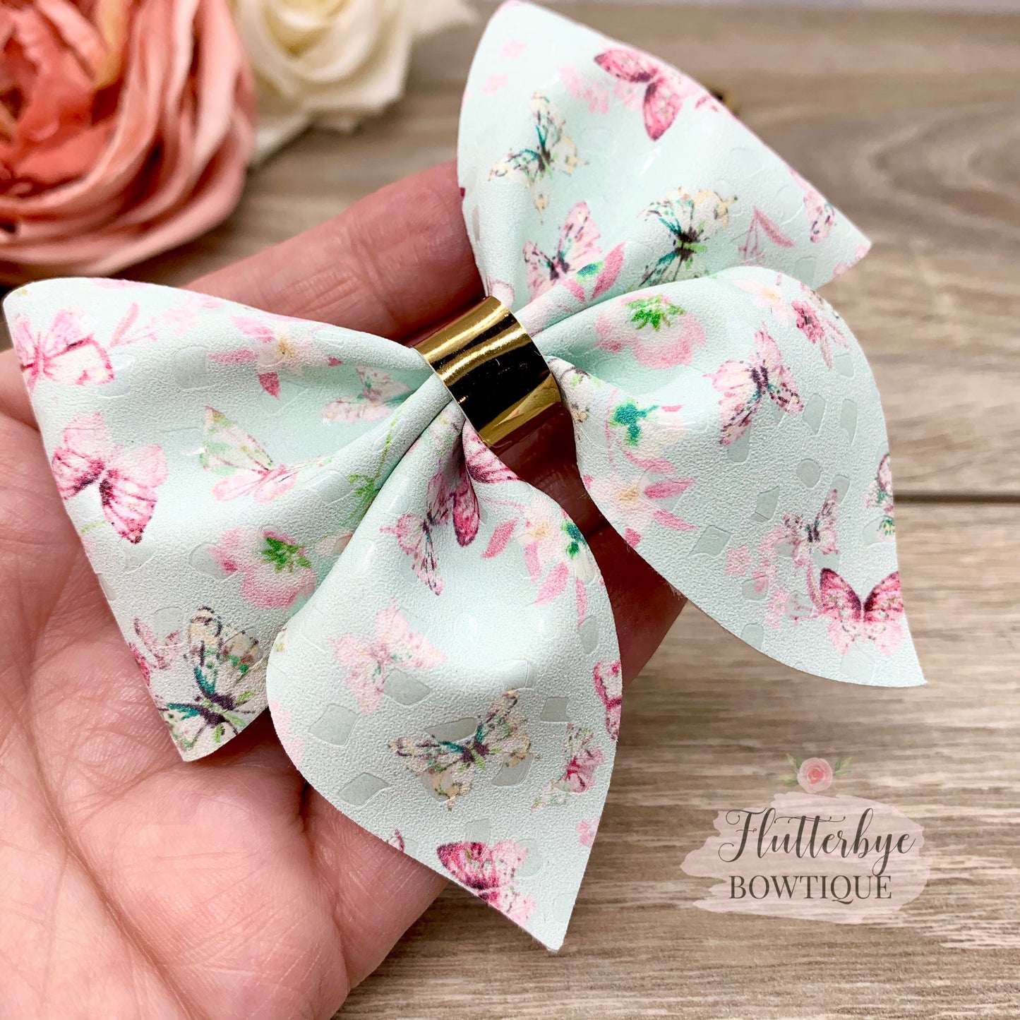 Pretty Butterfly Party Pinch Hair Bow