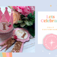 Birthday Crown and Badge, Cake Smash Props