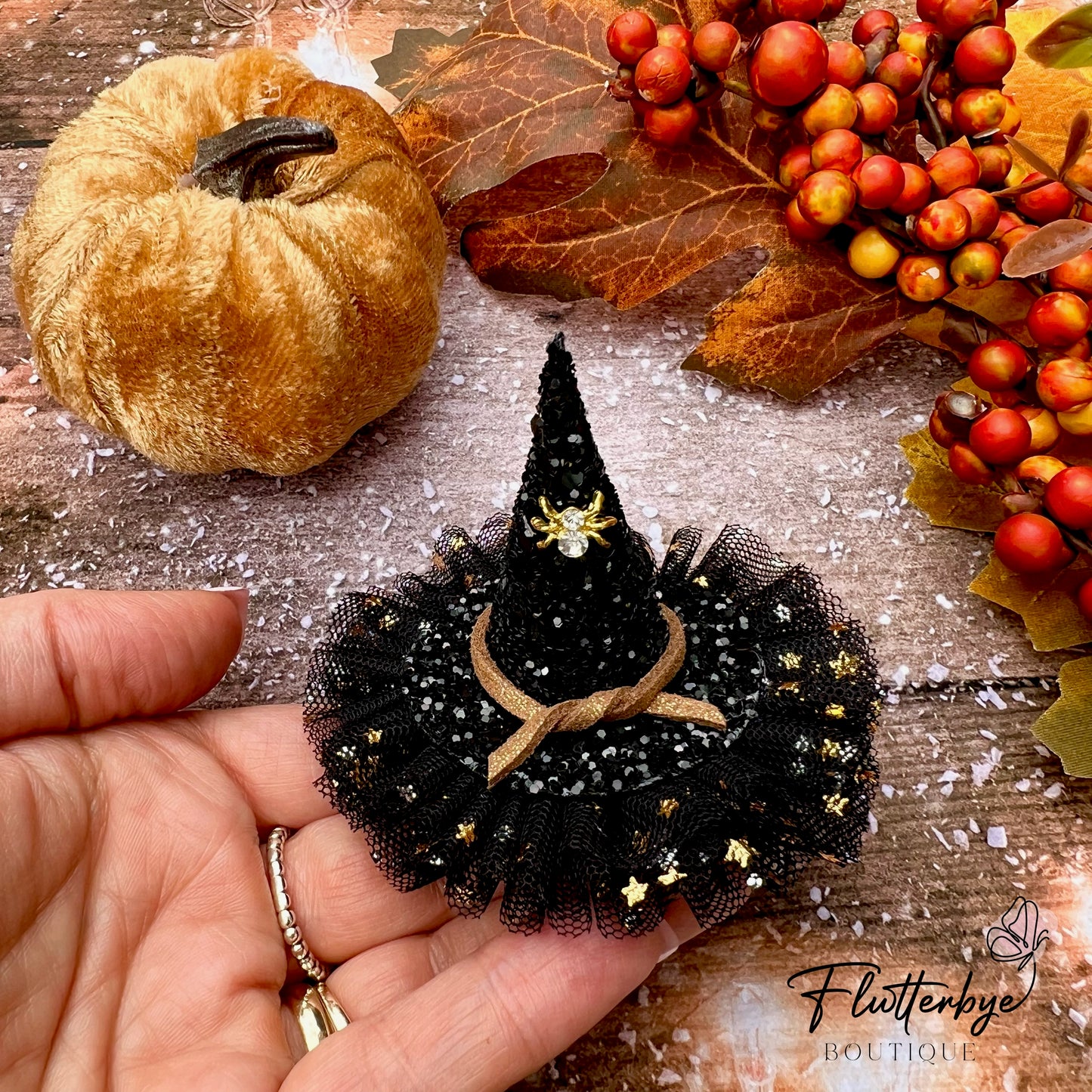Mini Witches Hat, Halloween Clip