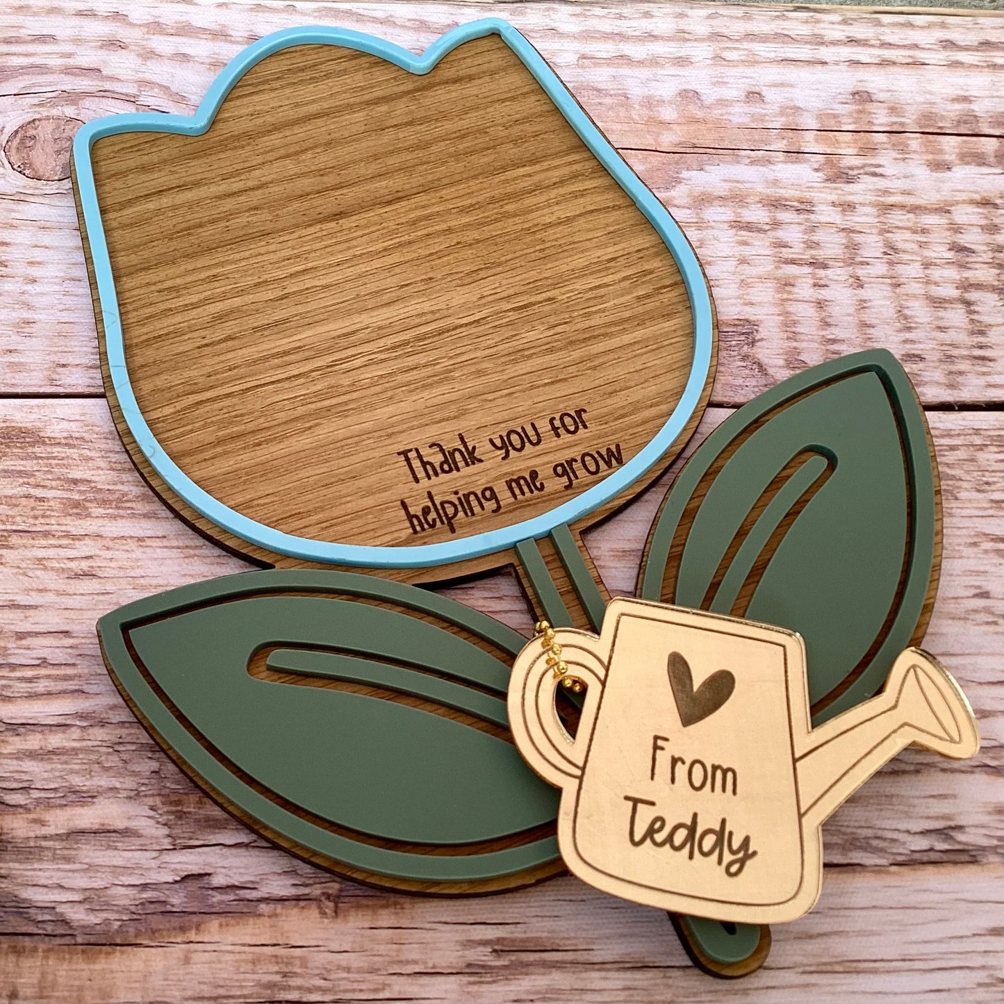 Personalised Handprint Flower Teacher Gift