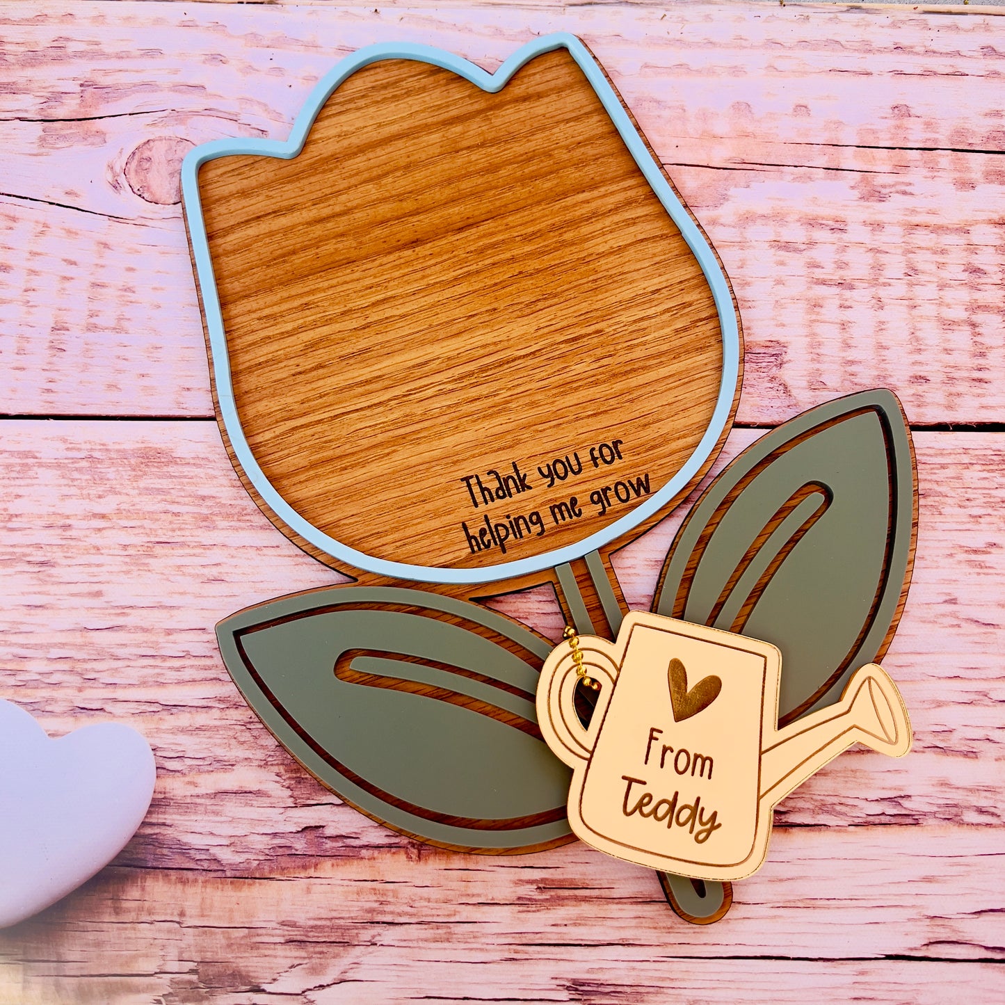 Personalised Handprint Flower Teacher Gift