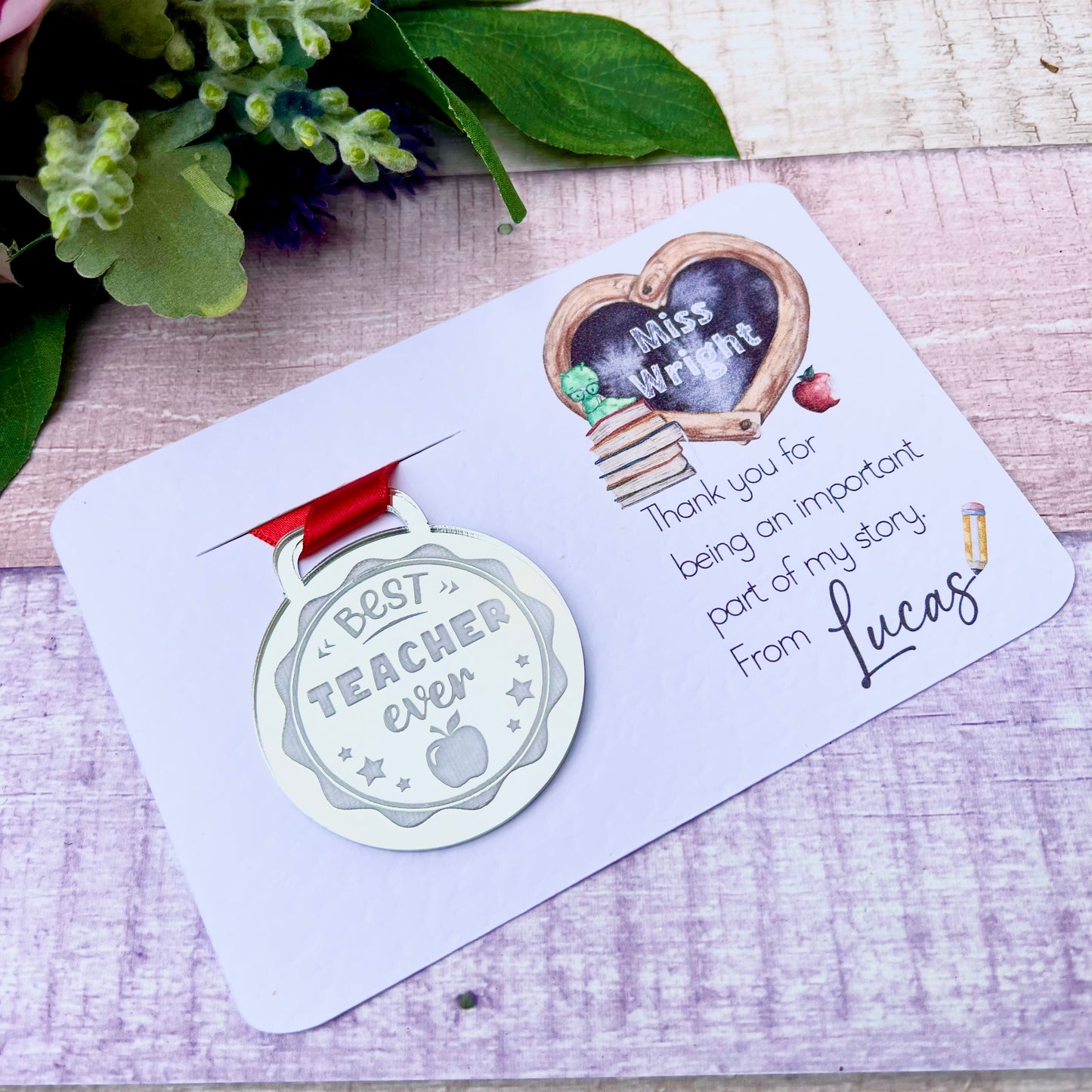 Best Teacher Medal