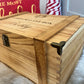 Engraved Christmas Eve Box, personalised festive wooden box