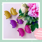 Faux Suede Personalised Hair Bow, School Bows