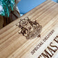 Engraved Christmas Eve Box, personalised festive wooden box