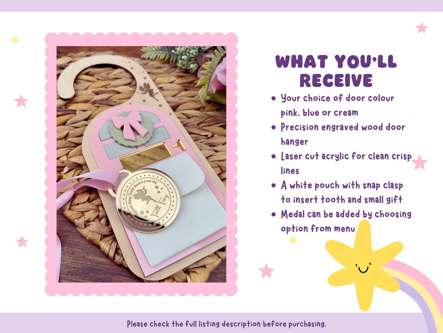 Tooth Fairy Door Hanger