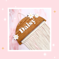 Personalised Wooden Daisy Macramé Hair Bow Holder