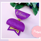 Faux Suede Personalised Hair Bow, School Bows