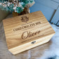 Engraved Christmas Eve Box, personalised festive wooden box