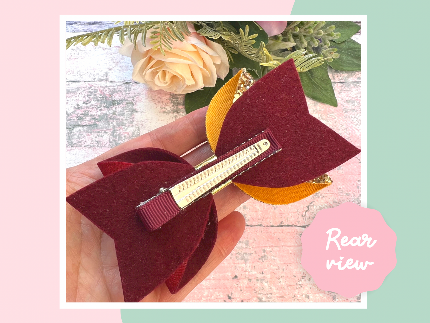 Personalised Hair Bow, Personalised School Bows