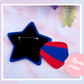 Star Birthday Badge with age, personalised Birthday Rosette