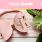 Faux Suede Personalised Hair Bow, School Bows