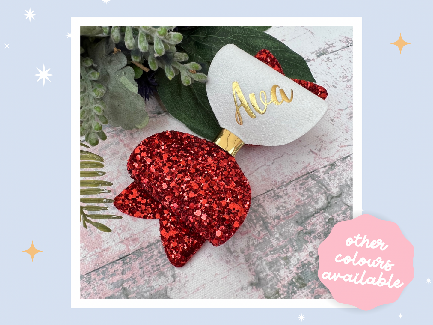 Personalised Hair Bow, Personalised School Bows