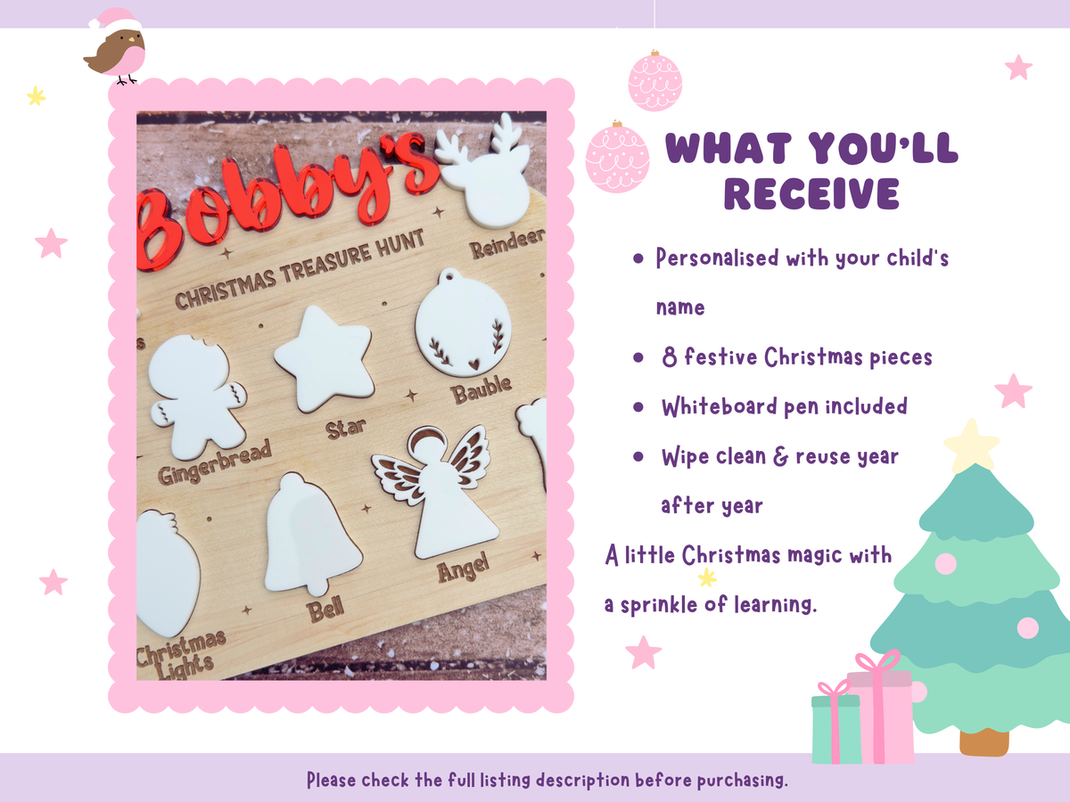 Christmas Treasure Hunt Board