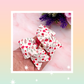 Valentine floral pinch Bow