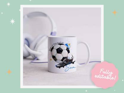 Personalised Football Mug