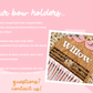 Personalised Wooden Coquette Macramé Hair Bow Holder