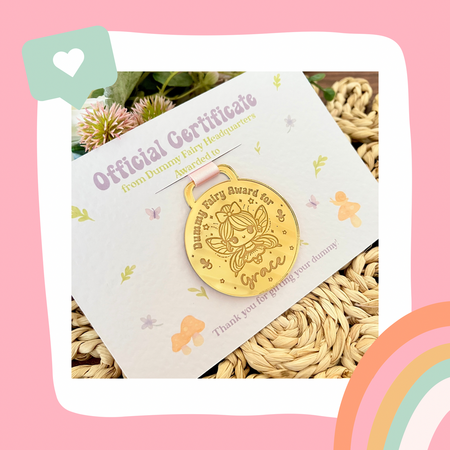 Doodle Dummy Fairy Medal