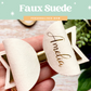 Faux Suede Personalised Hair Bow, School Bows