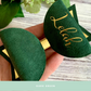 Faux Suede Personalised Hair Bow, School Bows