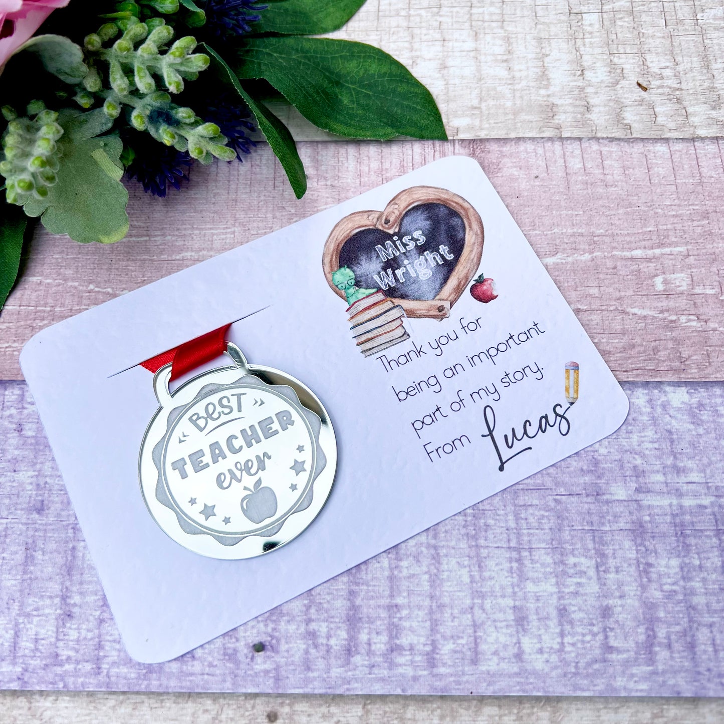Best Teacher Medal