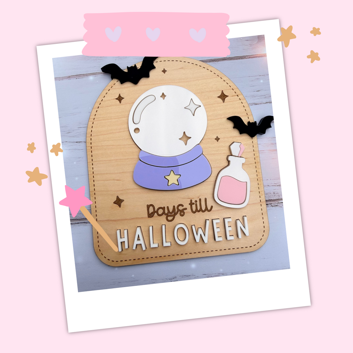 Reusable Halloween Countdown Board – Days Until Halloween