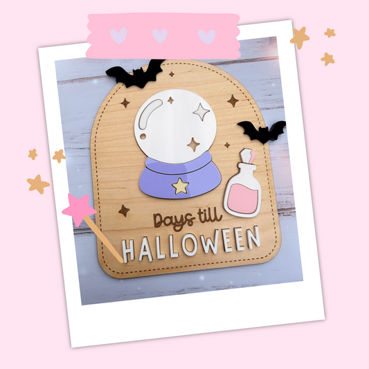 Reusable Halloween Countdown Board – Days Until Halloween