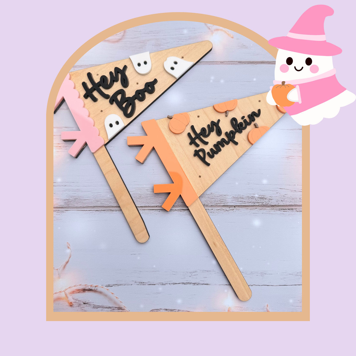 Halloween Pennant Flags – Trick or Treat & Happy Pumpkin