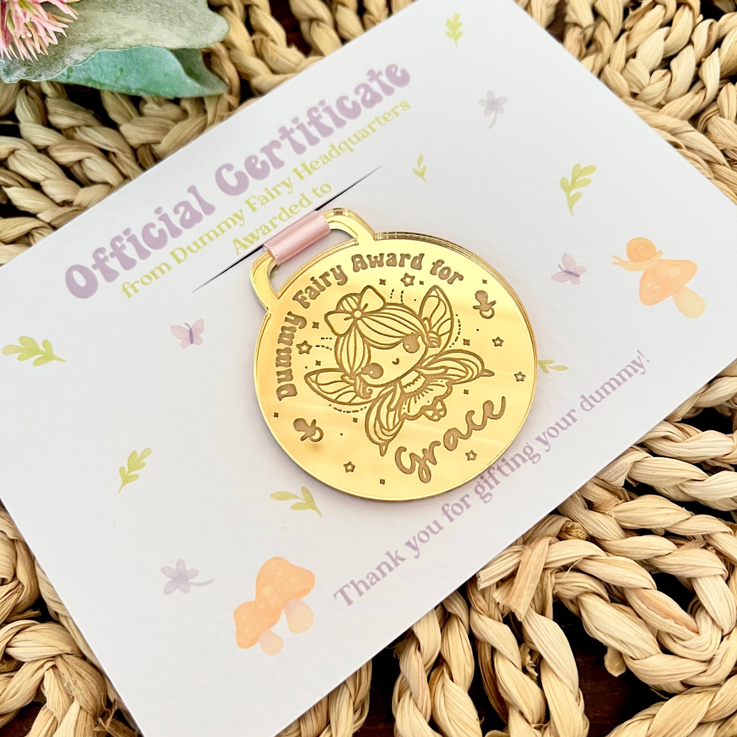 Doodle Dummy Fairy Medal