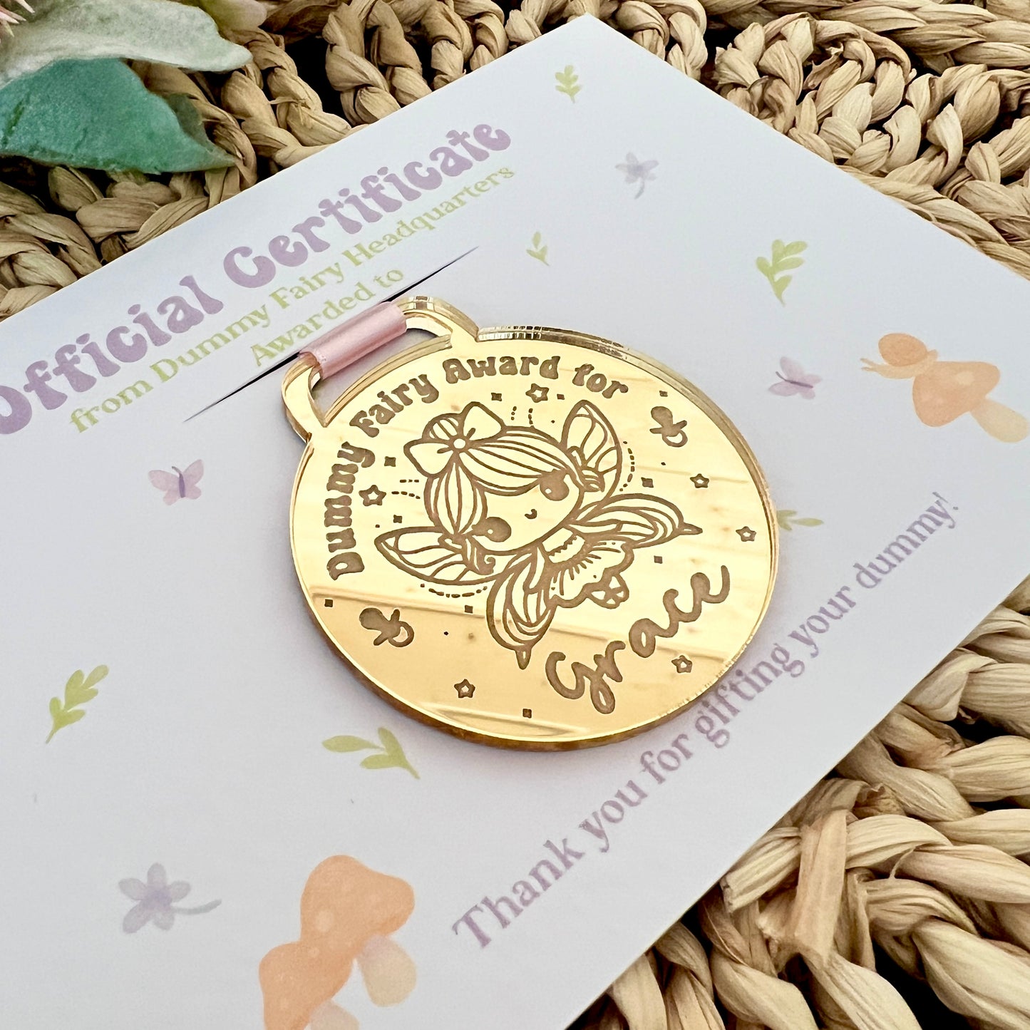 Doodle Dummy Fairy Medal