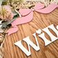 Personalised Wooden Coquette Macramé Hair Bow Holder