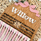 Personalised Wooden Coquette Macramé Hair Bow Holder