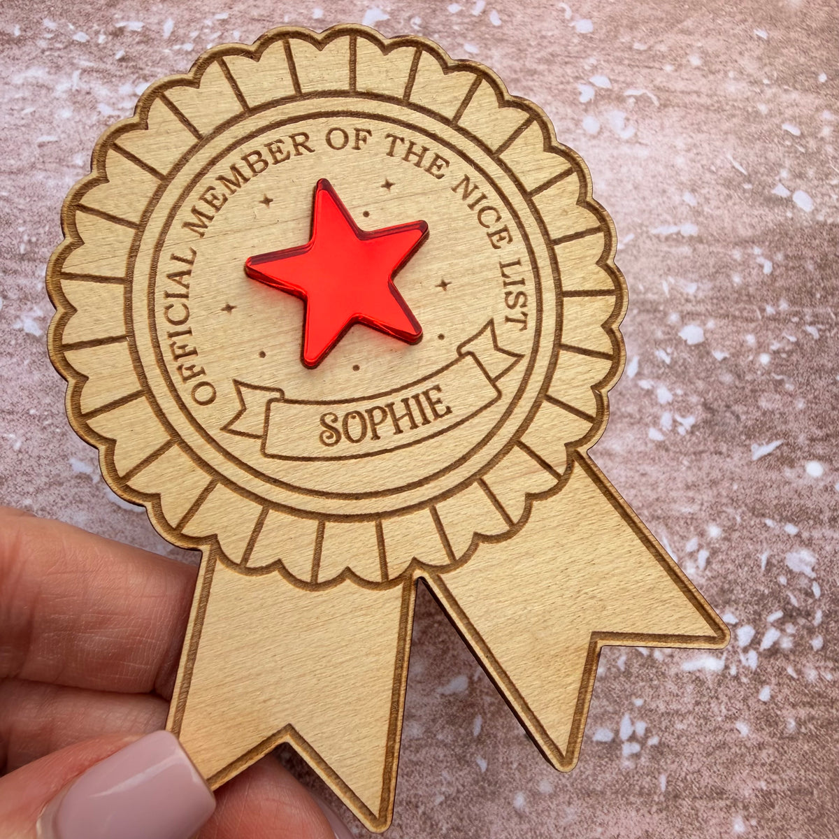 Personalised Nice List Award | Christmas Keepsake | Santa’s Nice List