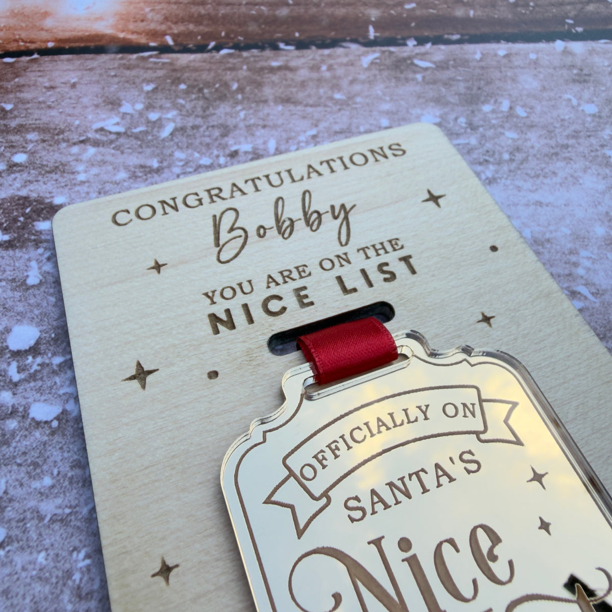 Gold Nice List Medal | Santa’s Nice List | Christmas Keepsake
