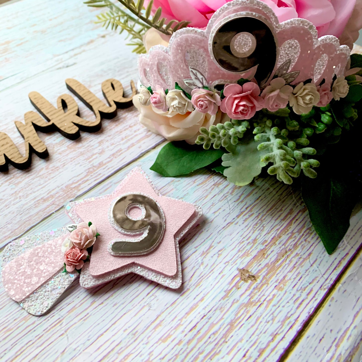 Birthday Tiara and Badge