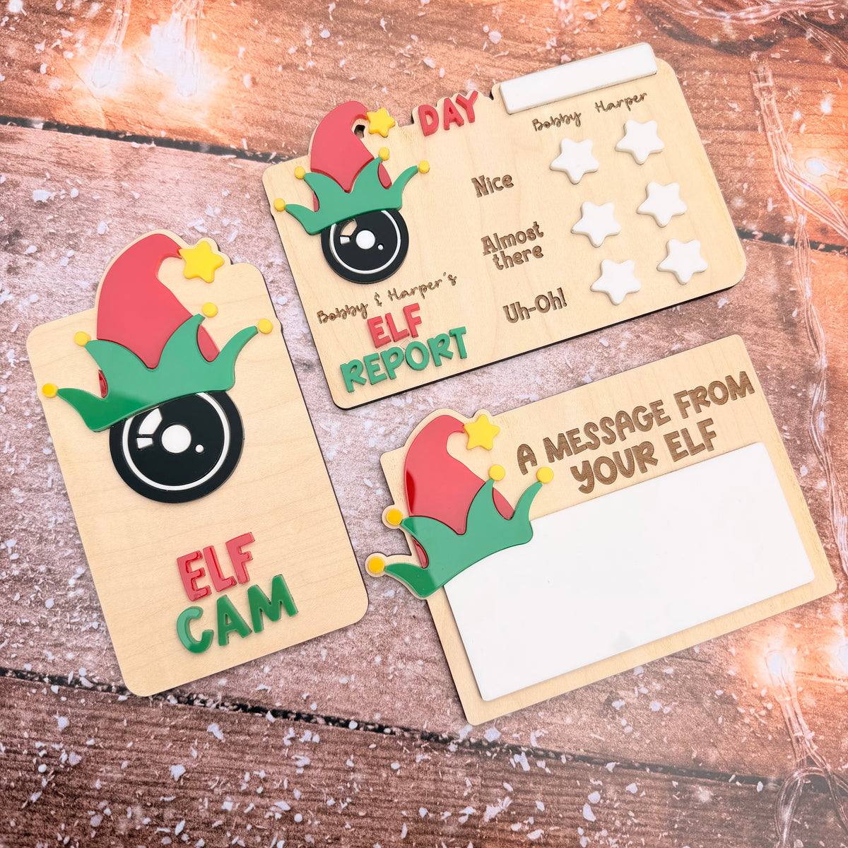 Personalised Elf Magic Set | Elf Cam, Report &amp; Message Board