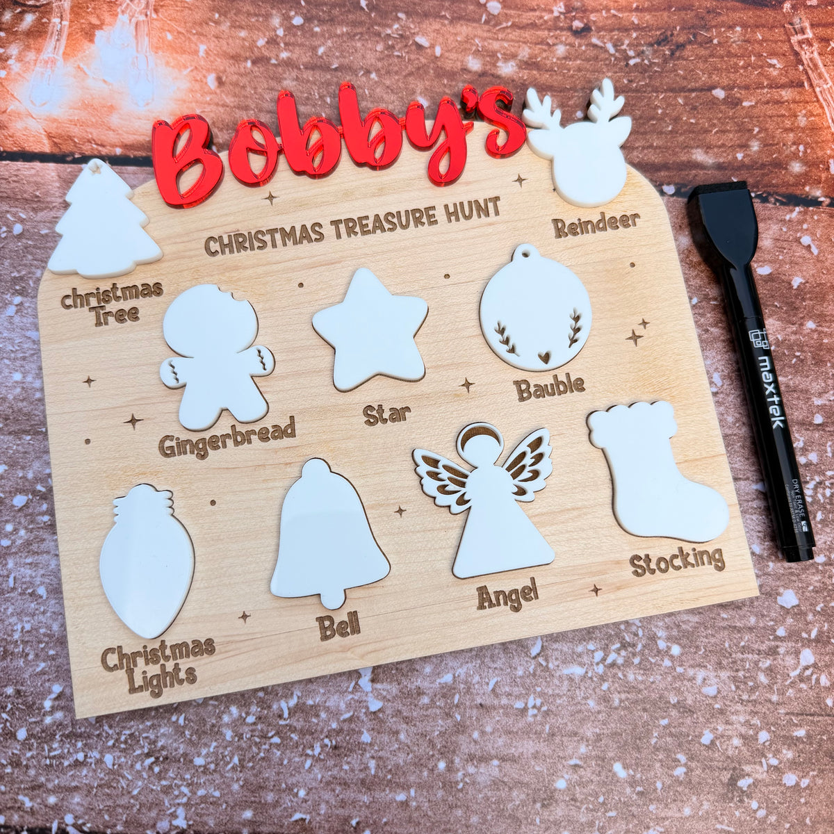 Christmas Treasure Hunt Board