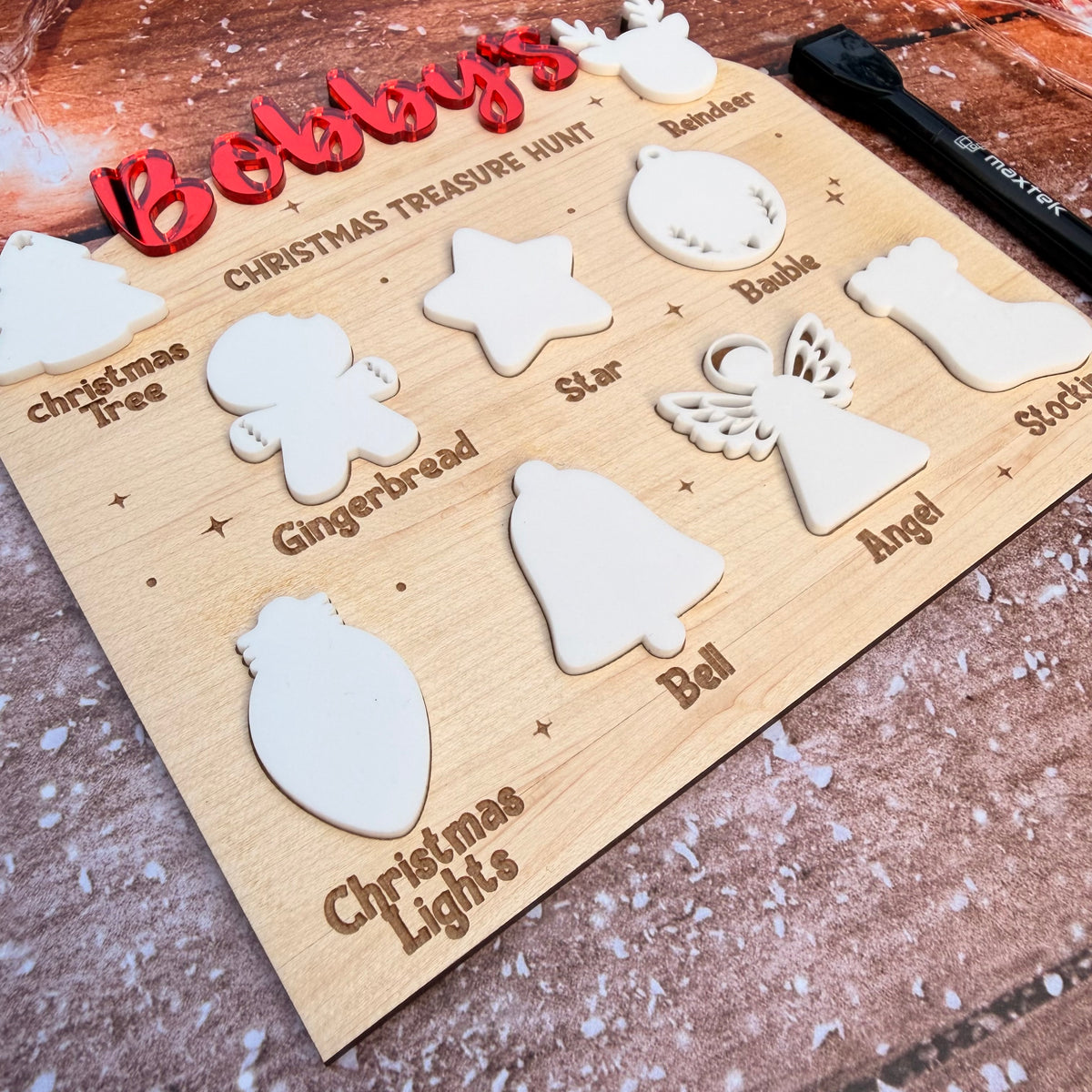 Christmas Treasure Hunt Board