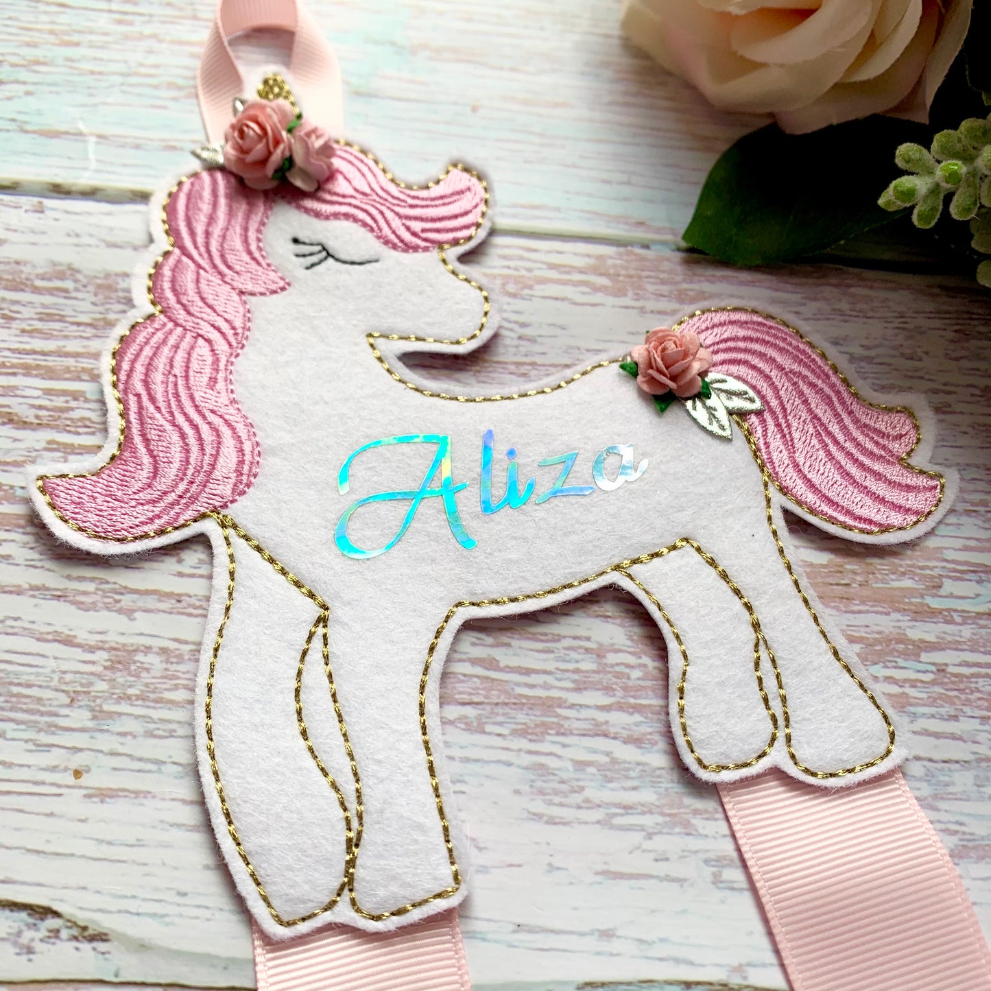 Unicorn Hair Bow Holder