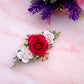 Valentine flower clip