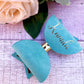 Faux Suede Personalised Hair Bow, School Bows